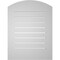 Ekena Millwork Arch Top Surface Mount PVC Gable Vent: Non-Functional, w/ 3-1/2"W x 1"P Standard Frame, 24"W x 30"H GVPAR24X3001SN - alternate 5